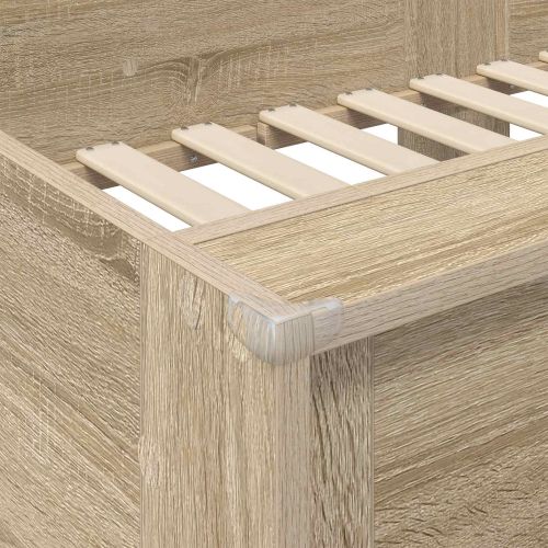 Двуетажно легло за деца Сонома дъб 90 x 190 cm Инженерно дърво