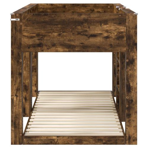 Двуетажно легло за деца Димян дъб 80 x 200 cm Инженерно дърво