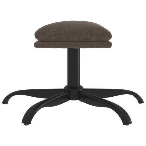 Табуретка, тъмносива, 60x60x36 см, плат микрофибър