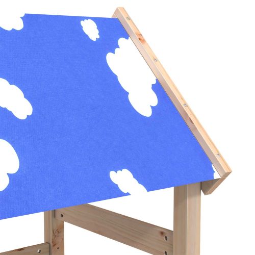 Игрална кула Кафяво 52,5 x 110,5 x 215 см Солидно борово дърво