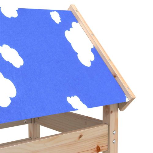 Игрална кула Кафяво 85 x 52,5 x 239 см Солидно борово дърво