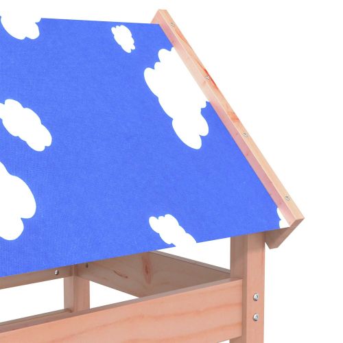 Игрална кула Кафяво Солидна Дъгласова дървесина