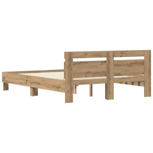 Рамка за легло с таблото Дъб 160 x 200 cm Инженерно дърво