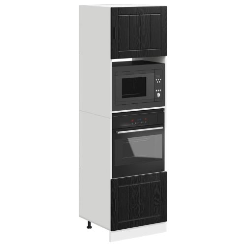 Кухненски шкаф Черния дъб 60 x 57 x 207 см Инженерно дърво
