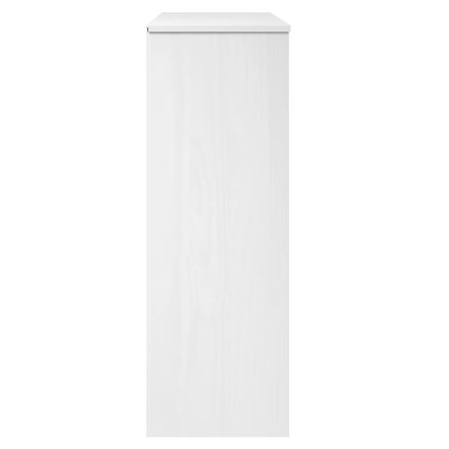 Надстройка за шкаф MOLDE бял 90x35x100 см бор масив