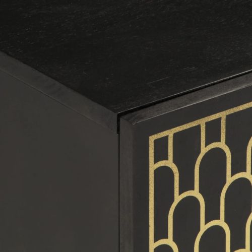 ТВ шкаф, 105x33x46 см, масивно мангово дърво