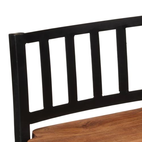 Бар столове, 2 бр, акациева дървесина масив