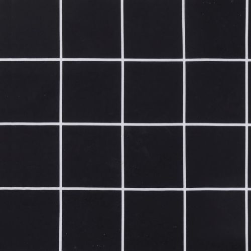 Възглавници за стол с облегалка 4 бр черно каре плат