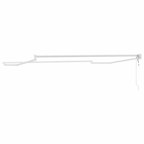 Сгъваем навес Бяло 300 x 250 cm Алуминий