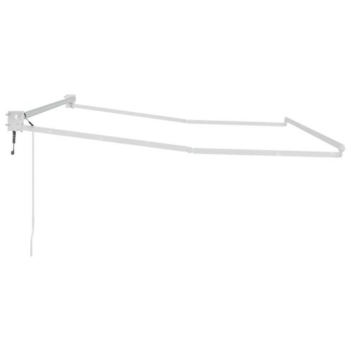 Сгъваем навес Бяло 300 x 250 cm Алуминий