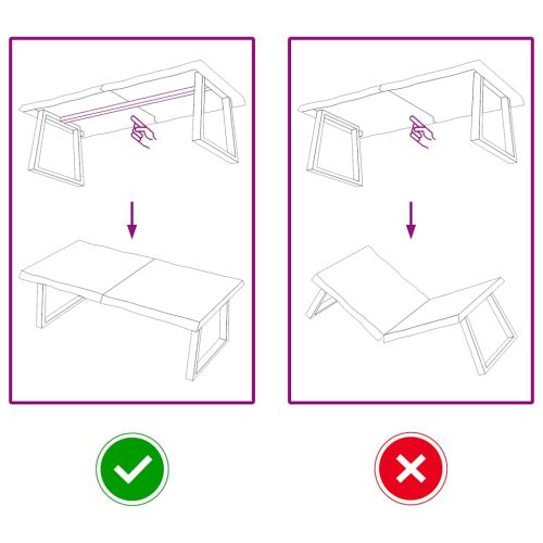 Плот за маса 120x50x(2-6) см необработено масивно дърво жив ръб