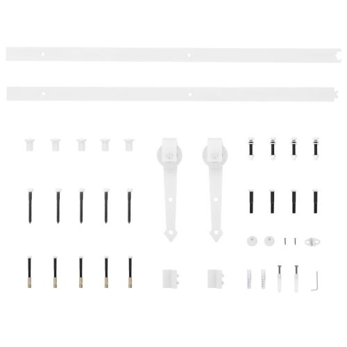 Преплъзваща се врата ORKDAL Бяло 83 x 232 см