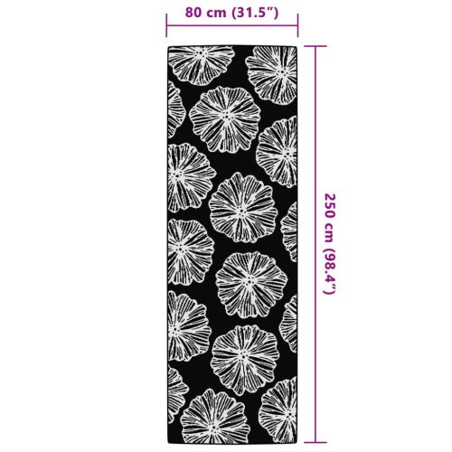 Килим за открито, ARAKIL зелено, 80x250 см, PP