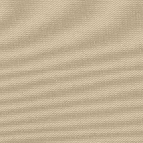 Прибираща се странична тента, бежова, 200x1200 см