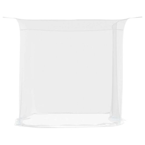 Висяща мрежа против комари 156 mesh бял 220x120x150 см