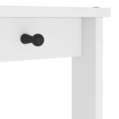 vidaXLL Дърво за антре SANDNES бяло 87x40x159,5 cm