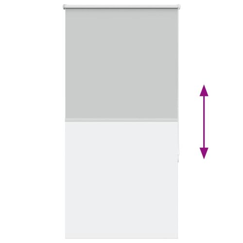 Ролкова щора Blackout Светло сиво 65x130 cm Ширина на плата