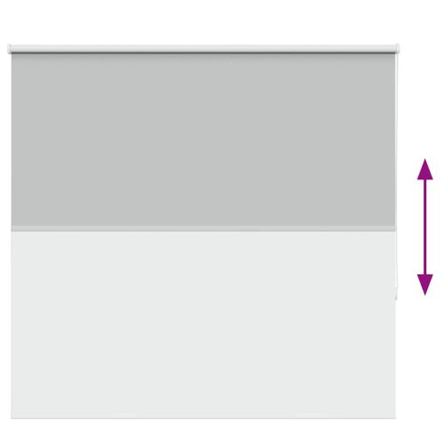 Ролкова щора Blackout Светло сиво 165x150 cm Ширина на плата