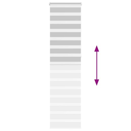Зеброва щора 55x230 см Ширина на плата 50,9 см Полиестер
