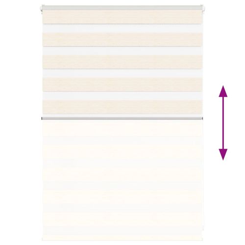 Зеброва щора 95x100 см Ширина на плата 90,9 см Полиестер