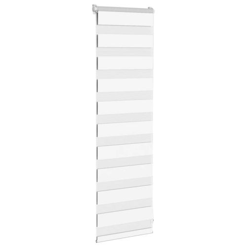 Зеброва щора бял 50x100 см ширина на плата 45,9 cm полиестер