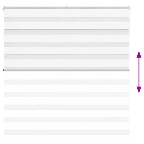 Зеброва щора бял 150x100 см ширина на плата 145,9 см полиестер
