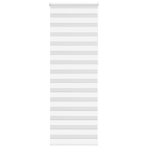 Зеброва щора бял 90x230 см ширина на плата 85,9 cm полиестер