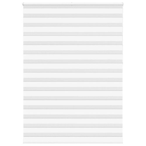 Зеброва щора бял 165x230 см Ширина на плата 160,9 см полиестер