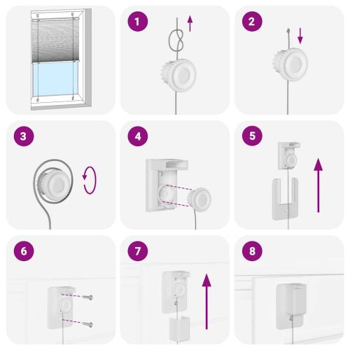 Плисирана щора Светло сиво 115x150 cm Ширина на плата 114,4 cm