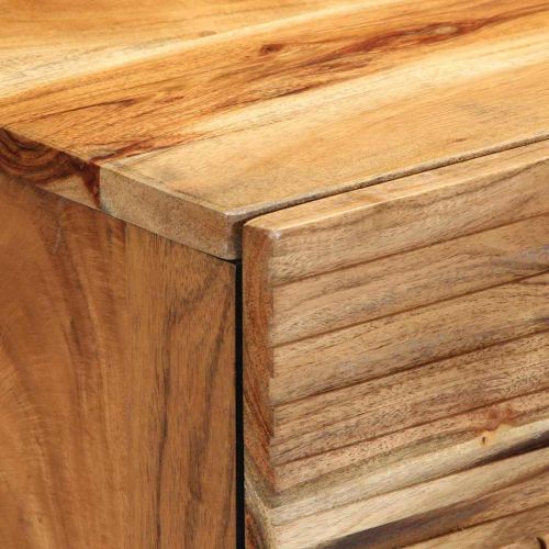 Нощен шкаф Кафяво 50 x 33 x 62 см Масивна акациева дървесина