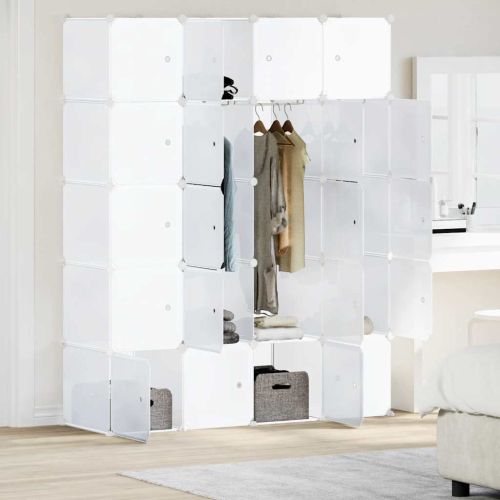 Органайзер за съхранение на кубчета с 20кубчета и висящи пръчки