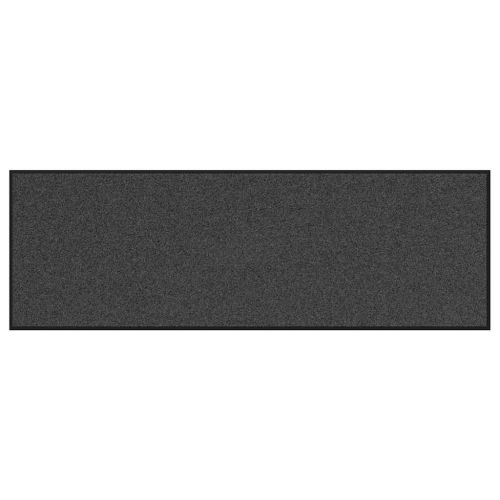 Мат за врата Антрацит и черен 60 x 180 cm Полипропилен и винил
