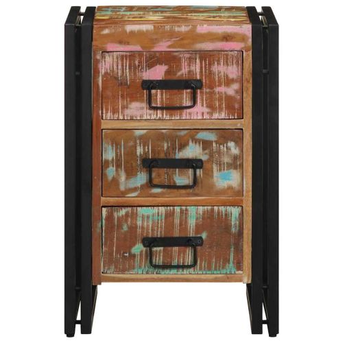 Нощен шкаф 40 x 40 x 59 см Солидно възстановено дърво