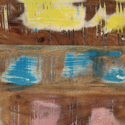 Конзолна маса с рафт 90 x 33 x 75 см Солидно възстановено дърво