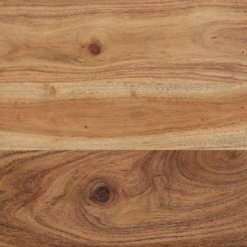 Шкаф за обувки с рафт с врата Кафяво Масивна акациева дървесина