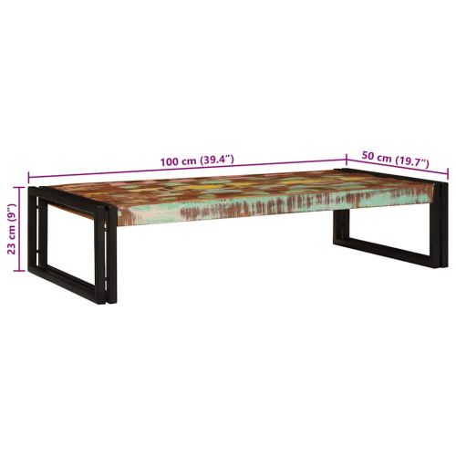 Поличка за баня с рафт Многоцветен 100 x 50 x 23 см