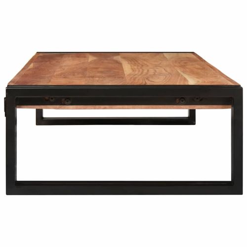 Поличка за баня Кафяво 120 x 50 x 23 см Солидно акациево дърво