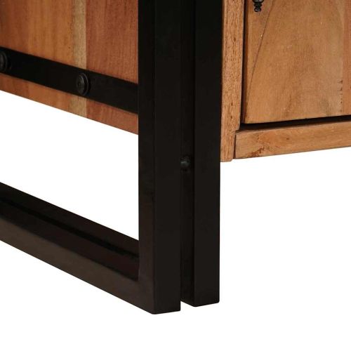 Нощен шкаф Кафяво 66 x 35 x 76 см Акациево дърво масив