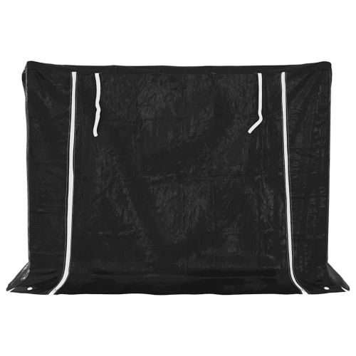 vidaxL Стойка за дърва за огрев с дъждобран, 150,5x100,5x110,5 см