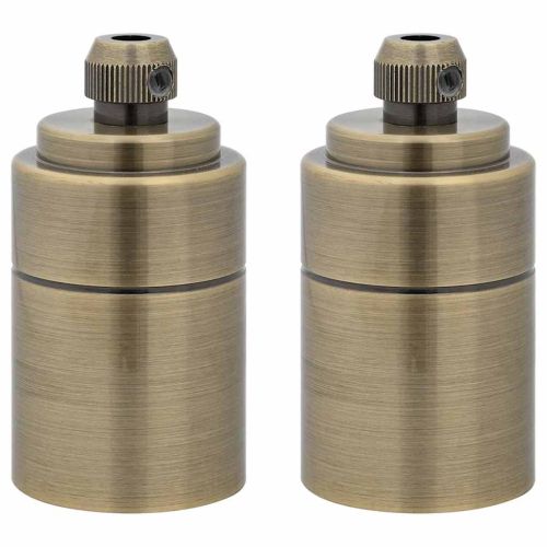 Лампи 2 бр. бронз E27