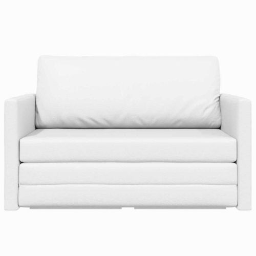 Диван легло 110cm Бяло Изкуствена