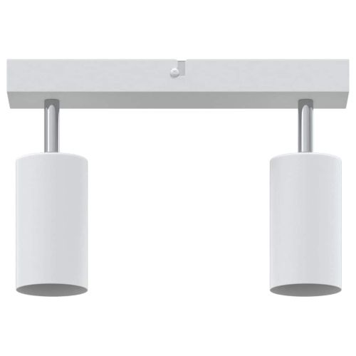 Таванен спот с прожектори Бяло 26 x 6 x 16 см Метал
