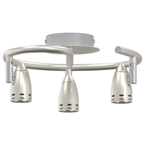 Таванен спот с прожектори Никел 27 x 10 x 12 см Метал