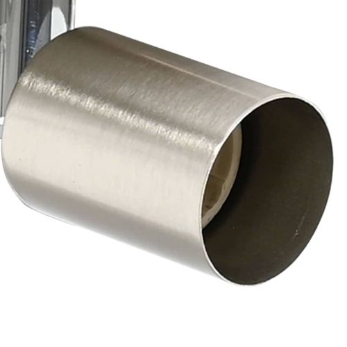 Таванен спот Никел 29 x 29 x 11 см Стомана и стъкло