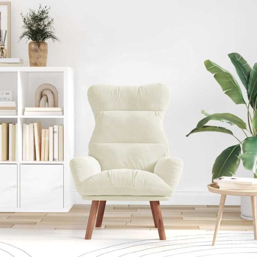 фотьойл Крем 69 x 74 x 93 см Кадифе