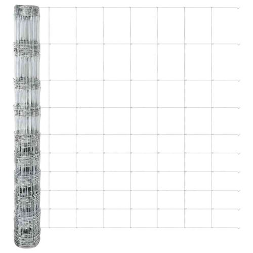 Ограда за пасища Сребрист 25 x 1,2 м Поцинкована стомана