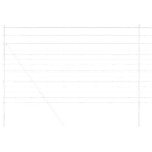 Ограда за пасища Сребрист 25 x 1,4 м Поцинкована стомана