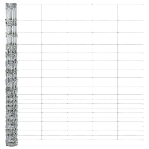 Ограда за пасища Сребрист 25 x 1,6 м Поцинкована стомана