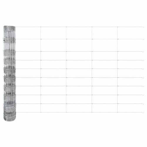 Ограда за пасища Сребрист 50 x 1 m Поцинкована стомана