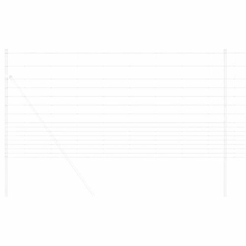 Ограда за пасища Сребрист 50 x 1,2 m Поцинкована стомана